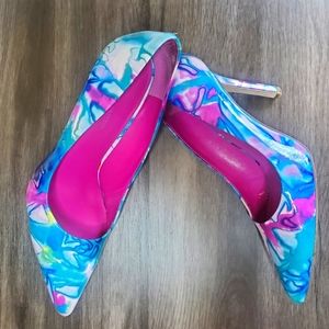 BCBG Multi Colored Pumps US 9 1/2